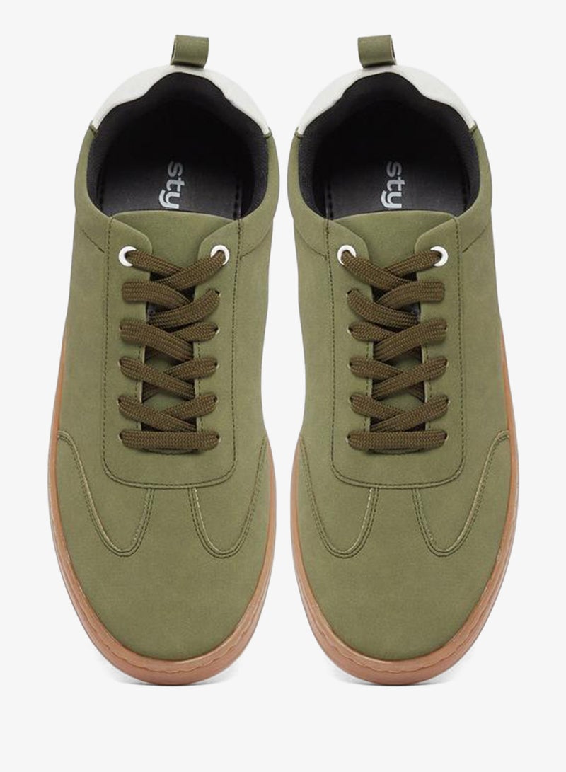 ستايلي اكتيف ستايلي أبتاون سنيكرز سويدي منخفض الكاحل - Image 5