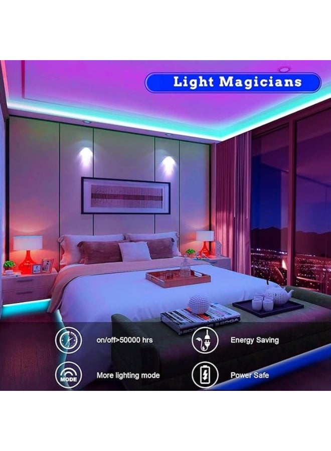 RGB LED Strip Light 25M 220V IP65 Waterproof with Remote & Controller – Multi Color Changing Flexible Cuttable LED Light for Indoor Outdoor Home Garden Decoration - Image 5