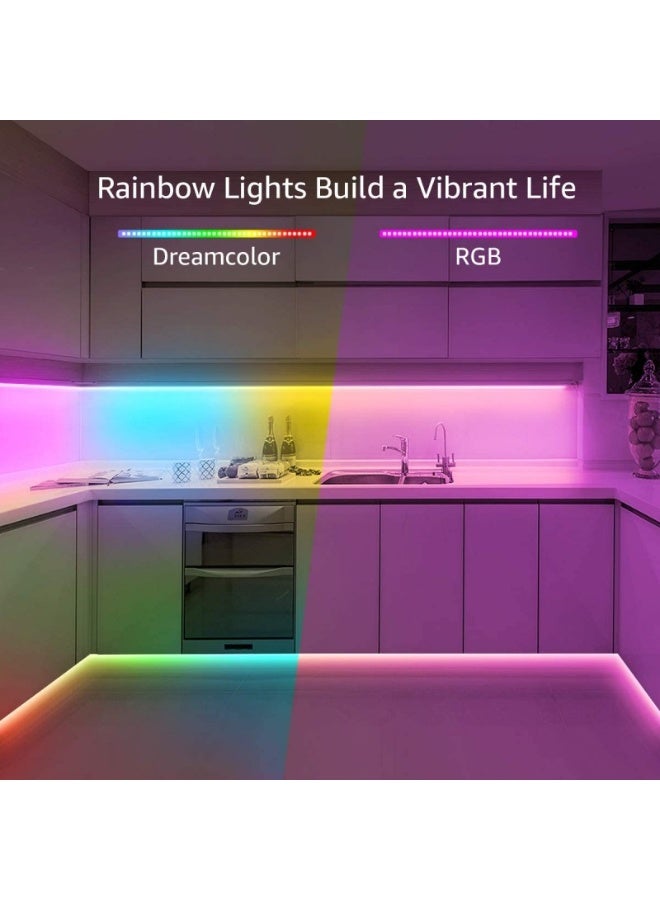RGB LED Strip Light 25M 220V IP65 Waterproof with Remote & Controller – Multi Color Changing Flexible Cuttable LED Light for Indoor Outdoor Home Garden Decoration - Image 3