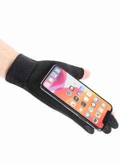 GROIC UV Protective Fishing Gloves, 2-Finger Gloves Sun Protection - Gloves Men's Women's Kayaking,  Boating, Fishing, Hiking, Driving Cycling Gloves  - Image 4