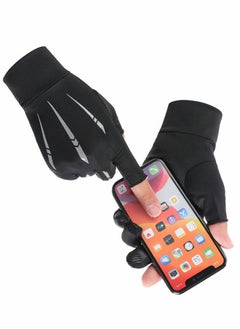 GROIC UV Protective Fishing Gloves, 2-Finger Gloves Sun Protection - Gloves Men's Women's Kayaking,  Boating, Fishing, Hiking, Driving Cycling Gloves  - Image 5
