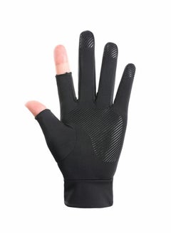 GROIC UV Protective Fishing Gloves, 2-Finger Gloves Sun Protection - Gloves Men's Women's Kayaking,  Boating, Fishing, Hiking, Driving Cycling Gloves  - Image 3