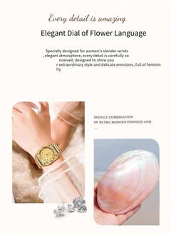 POEDAGAR New Ladies Watch Retro Style Luminous Square Quartz Watch 30M Waterproof  - Image 4