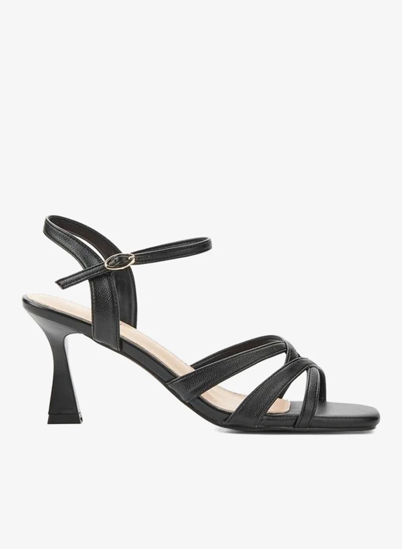 بابريكا Women Flared Heel Strap Sandals