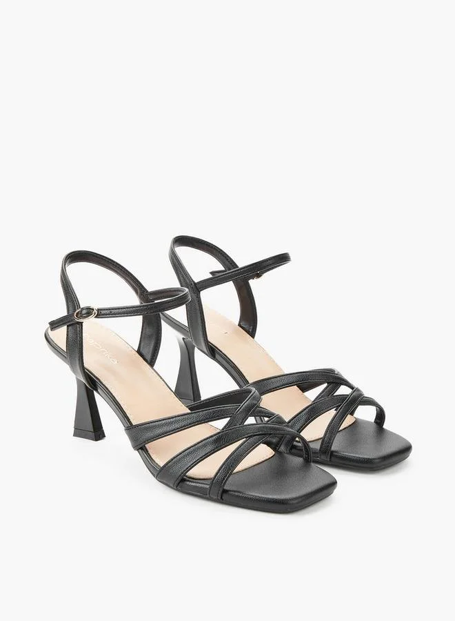 بابريكا Women Flared Heel Strap Sandals