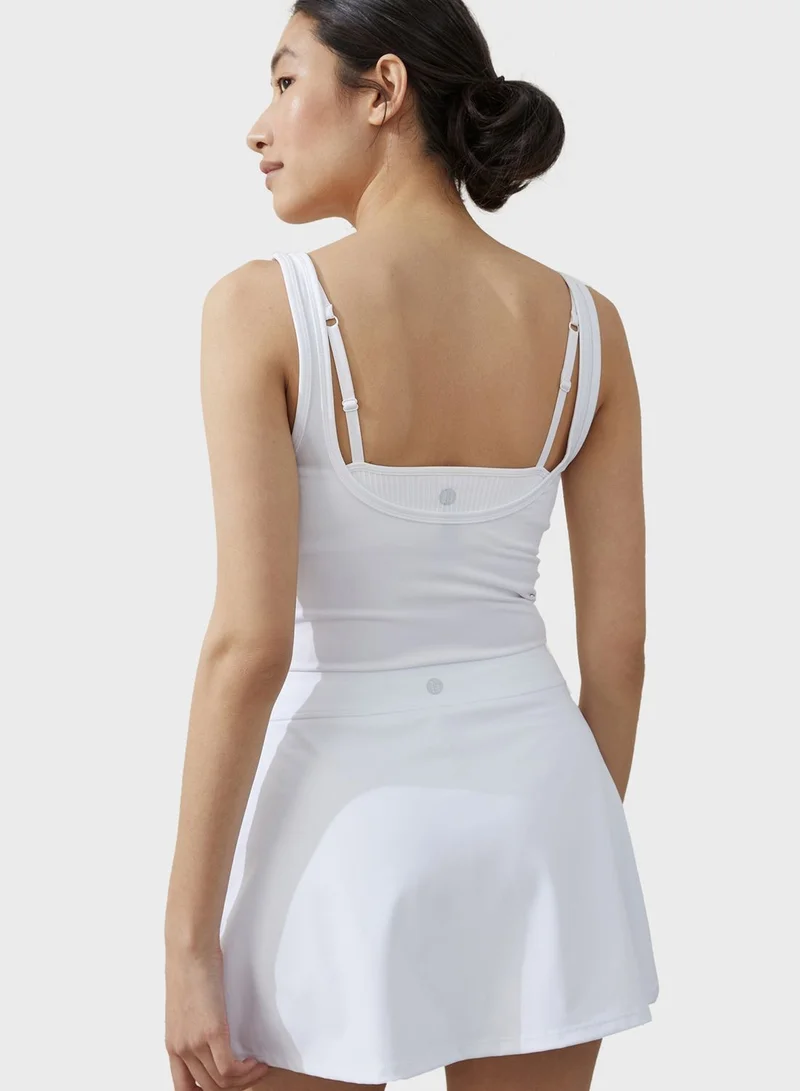 Cotton On Side Slit High Waist Skirts
