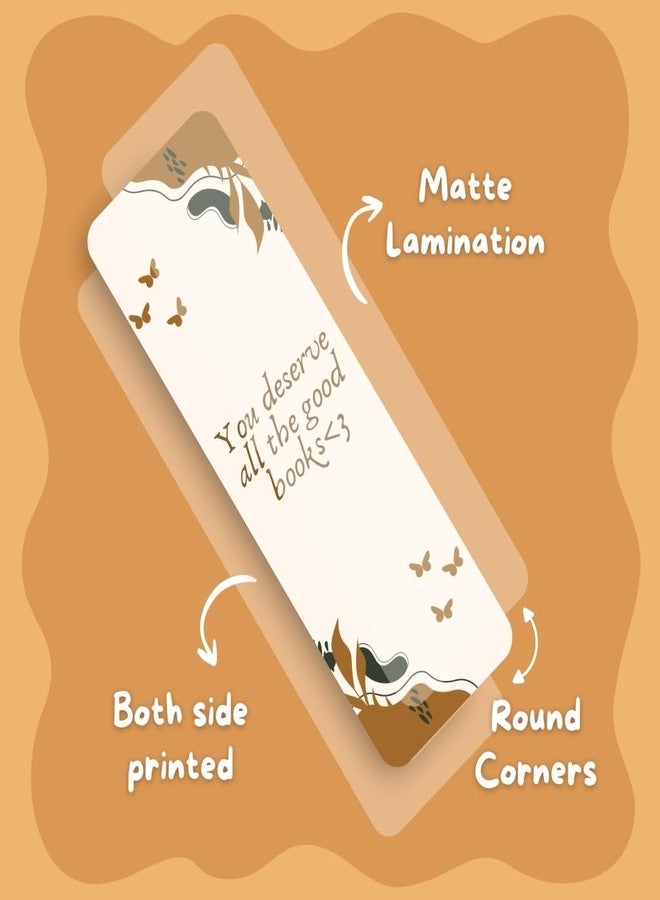 Funk You Store Bookmarks (Set of 15) Pinteresty Designs Bookmarks for Books, Gifting | Matte Laminated, Double-Sided Prints (6 x 2 inches) Quotes for Book Lovers, Novel, Library (Boho Aesthetic) - Image 5