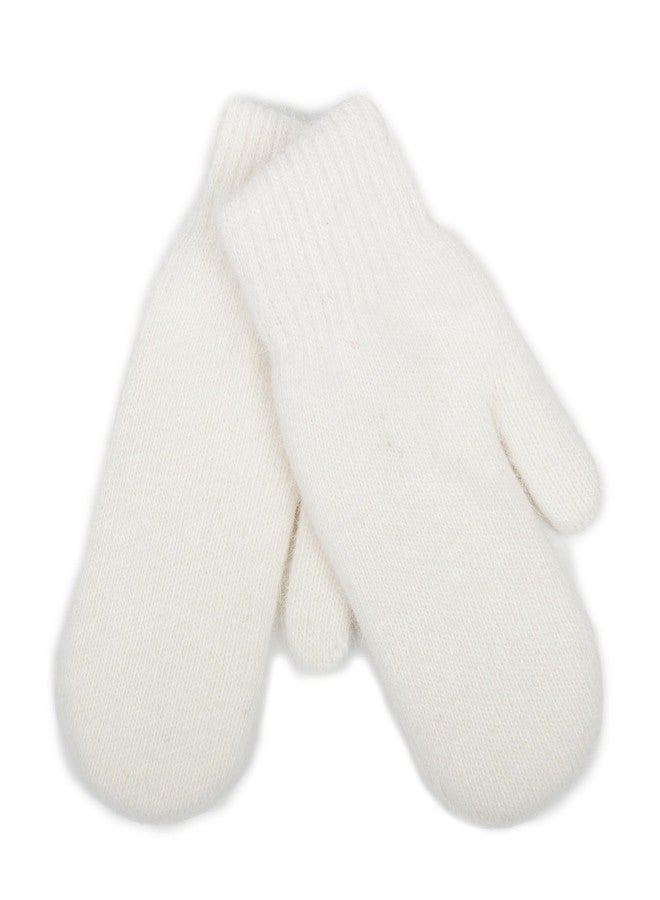 Mealah Winter Warm Mittens for Women - Cold Weather Stretch Thick Lining Knitted Gloves S/M - Image 5