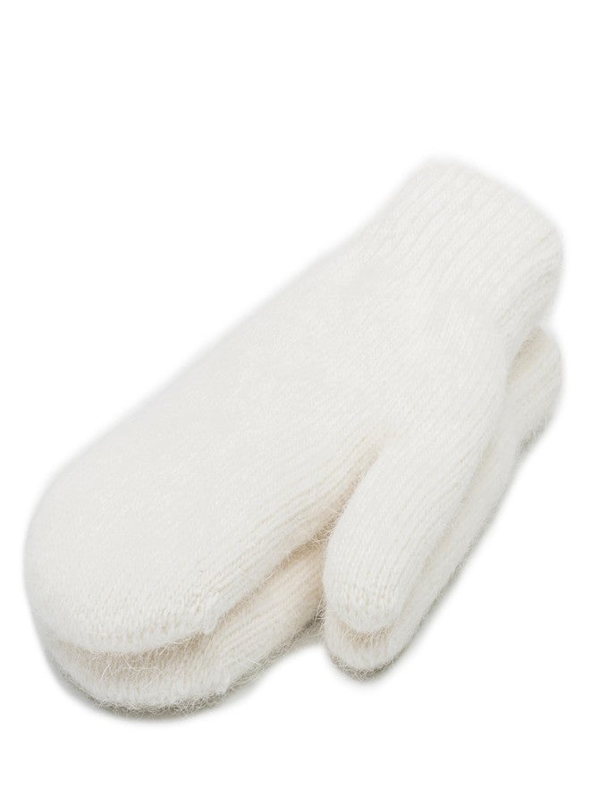 Mealah Winter Warm Mittens for Women - Cold Weather Stretch Thick Lining Knitted Gloves S/M - Image 4