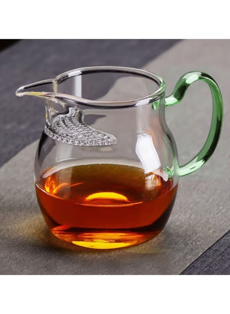 Jingke Thickened crescent teacup, heat-resistant glass teacup, tea dispenser - Image 2