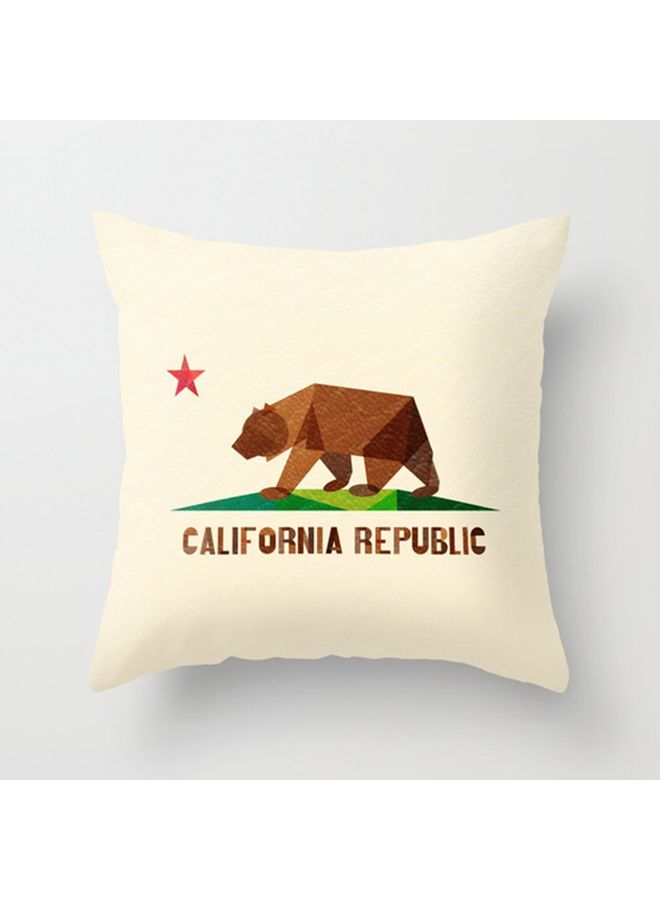 NIBEMINENT Simple Printed Cushion Cover Multicolour