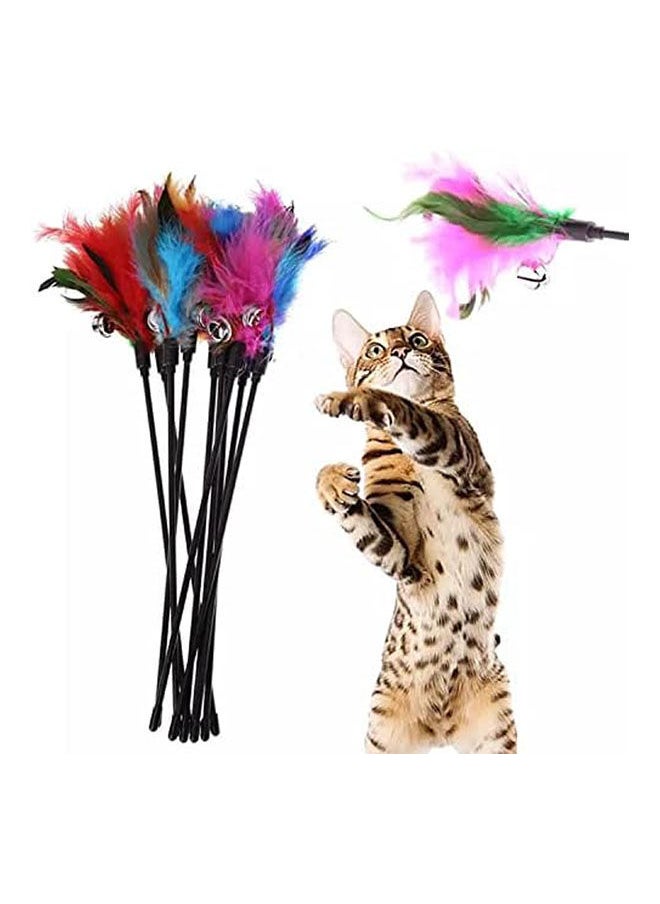 Golden Arrows Pole Stick With Small Bell Cat Toys  - Image 1