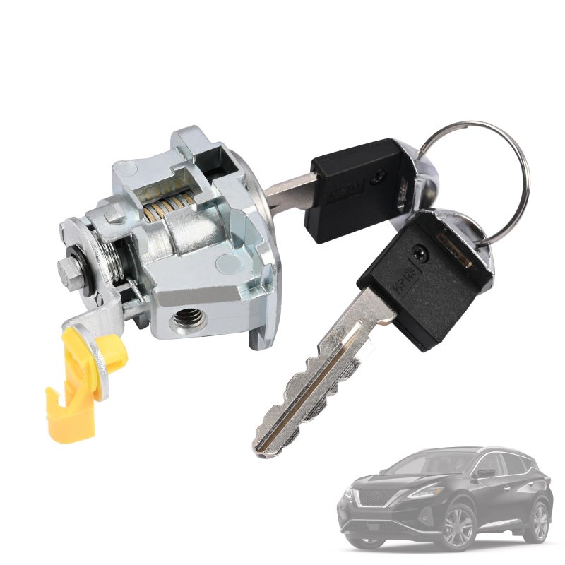 Getfarway Left Front Drivers Side Door Lock Cylinder with Two Keys Compatible with Nissan Altima Maxima Murano Pathfinder 20L 25L 35L 2013 2014 2015 2016 2017 2018 2019 2020 2021 2022 2023 2024 - Image 2