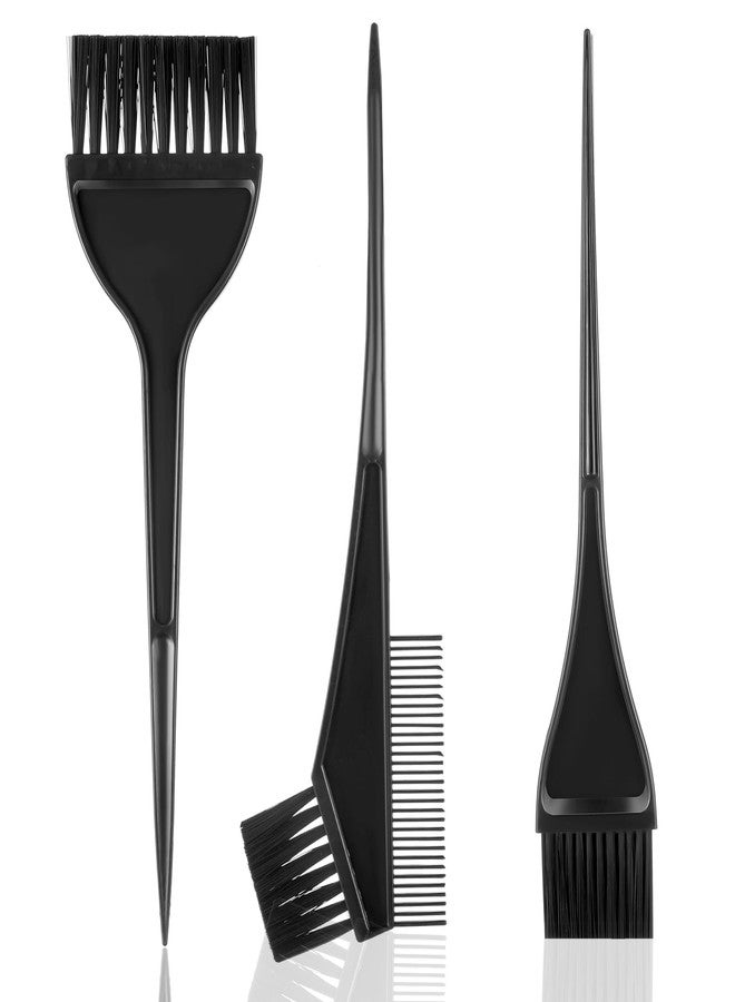 Bremorou Hair Coloring Brush Set 3Pcs Hair Dye Applicator Brush Hair Dye Brushes Tinting Comb Sharp Tail Comb Mixer Hair Dye Kit For Hair Tint Dying Coloring Applicator Tool Home And Salon Use - Image 1