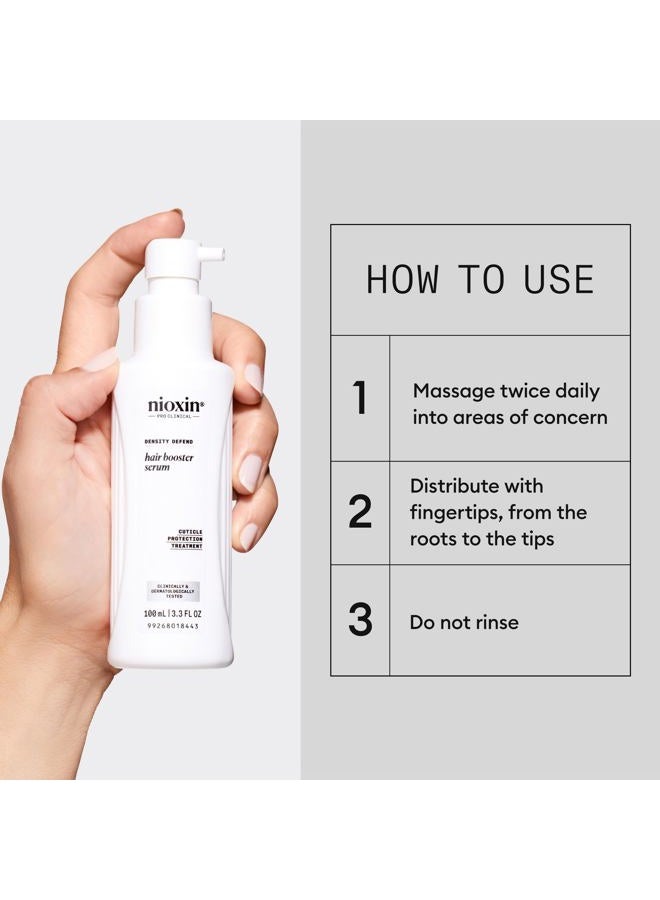 Nioxin Hair Booster Serum | Advanced Leave-In Hair Treatment| Strengthens and Conditions| 3.4 Fl Oz - Image 4