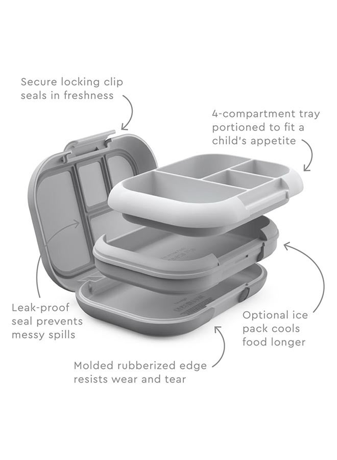 Bentgo Kids Chill Lunch Box - Gray  - Image 2