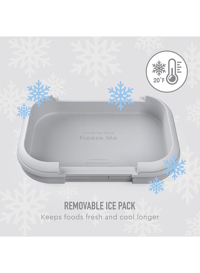 Bentgo Kids Chill Lunch Box - Gray  - Image 4