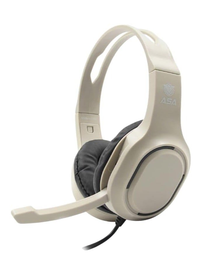 ASA Coco Gaming Headset for PS4/PS5, Adjustable Headband, Grey - Image 2