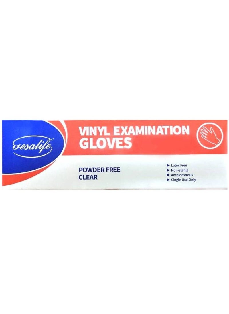 Gesalife Powder Free Vinyl Disposable Examination Gloves 100 Pcs  - Image 4