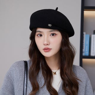 Wool Beret Autumn and Winter Warm Personalized Artistic Painter Hat Korean Style Temperament All-match Face Shown Small Octagonal Hat E-529 black wool beret - pzsku/ZA2BBB3D572CC5CAC5B79Z/45/1746192518/54d1d93a-0519-4866-8317-64122e28257c