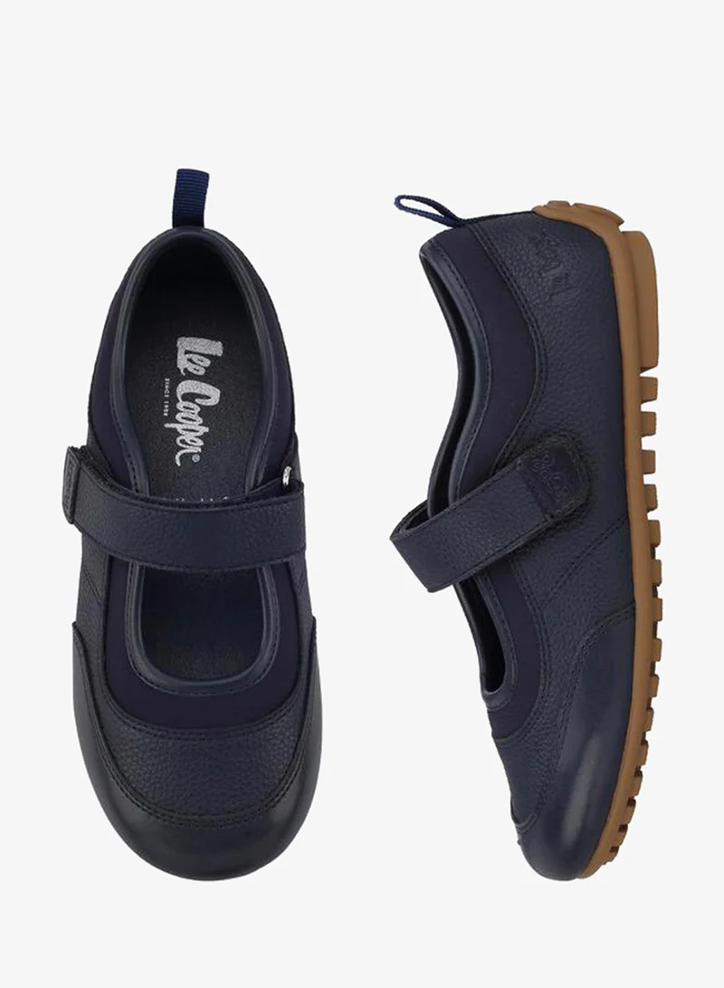 Lee Cooper Girls Hook & Loop Mary Jane School Sneakers