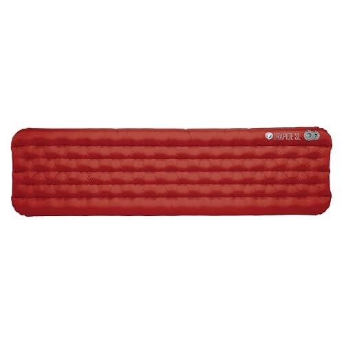 Big Agnes Rapide SL - Insulated Sleeping Pad, Ultralight, All Season Compact Backpacking and Hiking, Pumphouse Sack Included, Orange, 20x78 Long - Image 1