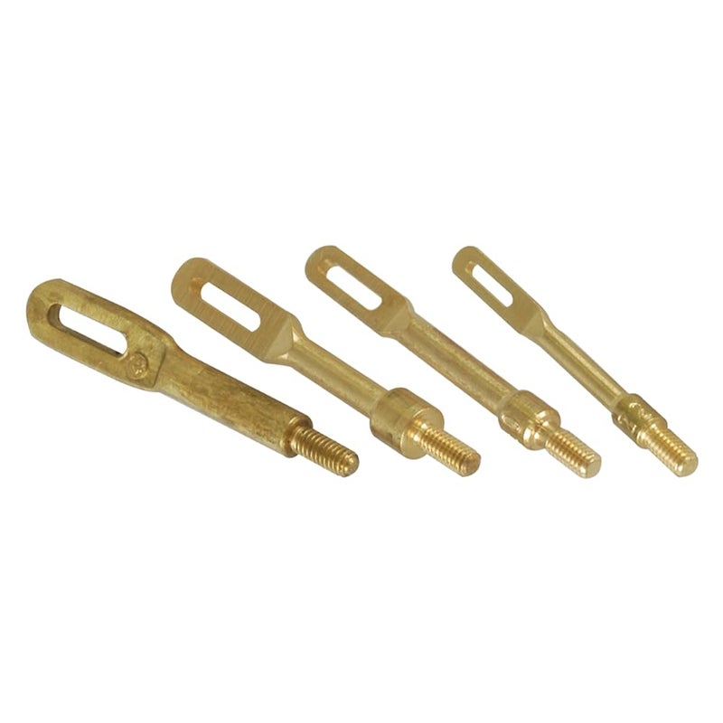 Tipton Solid Brass Slotted Tip Gun Jag 4 Pack with 8-32 Threads for Rifle and Handgun Cleaning and Maintenance - Image 2