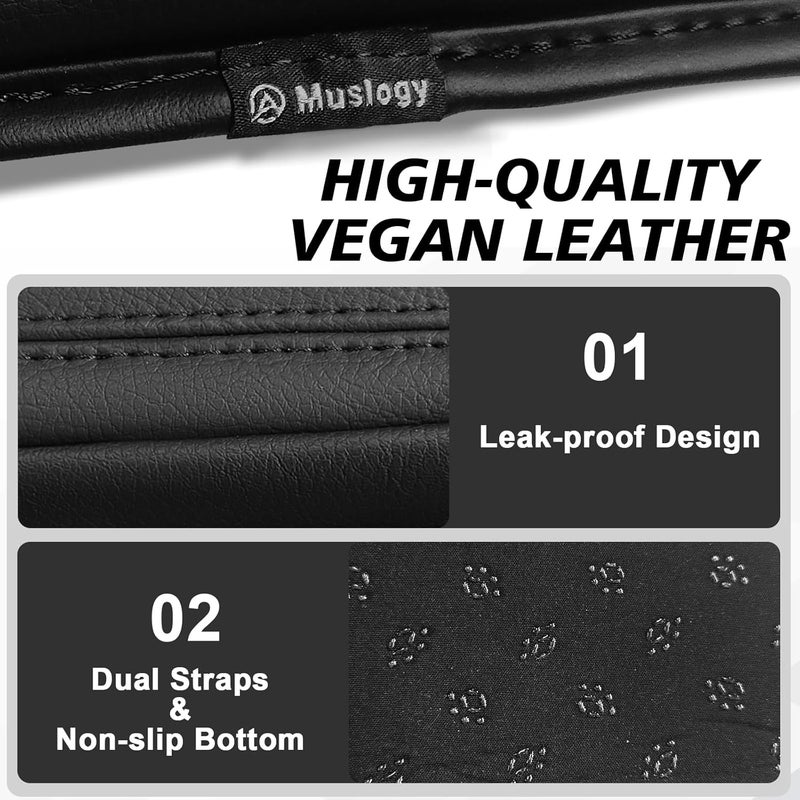 Muslogy Center Console Armrest Cover Compatible with 2026 Toyota RAV4 Accessories Comfort Armrest Pad Cushion Box Lid Cover Vegan Leather Protector Regular Thick(OEM Style) - Image 3