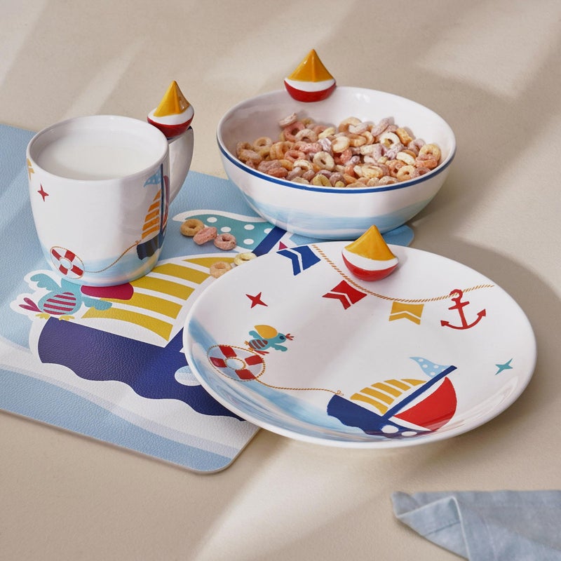 Home Centre Slate Stoneware Cereal Bowl - 530ml - Image 2