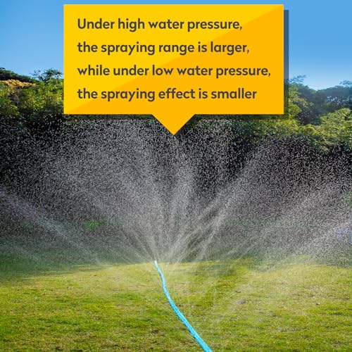 Winisok Sprinkler Hose 75FT, Heavy Duty Watering Hoses, Efficient Irrigation Tubing for Garden Lawn Sprinklers System with 30 Pack Staples - Image 5