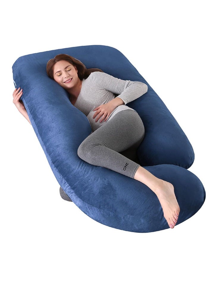 keke Pregnancy Pillow, Removable J-Shape Full Body Pillow, Maternity Pillow and Maternity Support Length 175cm, Width 65cm - Image 4