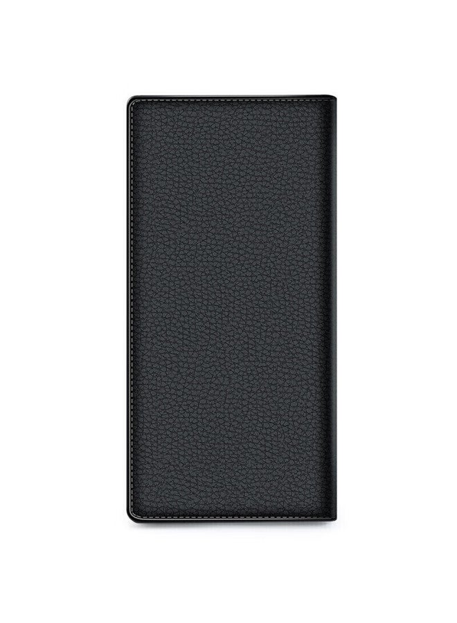 Scarecrow Men's Wallet, Top-grain Leather, Genuine Leather Wallet, Large Capacity, Two-fold Long Wallet, Fashionable Bill Holder - Image 3