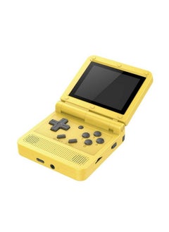 GoolRC Flip Handheld Console 3 Inch Ips Screen Open System Game Console With 16G Tf Card Built In 2000 Games Portable Mini Retro Game Console For Kids Yellow  - Image 1