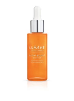 Lumene Nordic-C [Valo] Glow Boost Essence Serum - Radiance Enhancing Vitamin C Serum for Face - Vitamin C & Hyaluronic Acid Facial Serum for Smooth, Plump, Glowing Skin (1 fl oz) 
