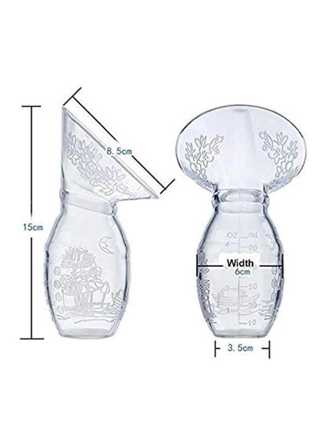 Manual Breast Pump with Silicone Cap, Silicone Breastfeeding Double Milk Manual Breast Pump - Image 5