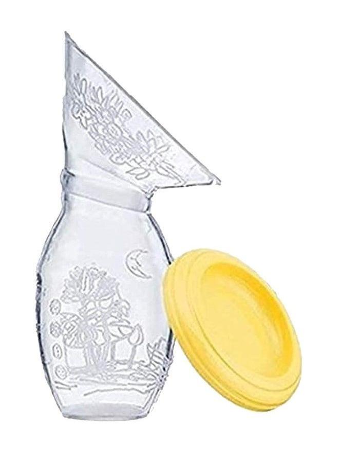 Manual Breast Pump with Silicone Cap, Silicone Breastfeeding Double Milk Manual Breast Pump - Image 1