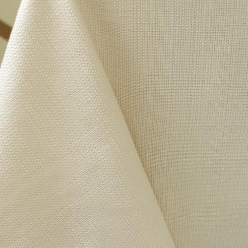 Benson Mills Cameron Textured Fabric Table Cloth, for Everyday Home Dining, Parties, Weddings & Holiday Tablecloths (60" x 140" Rectangular, Flax/Beige/Taupe) - Image 5