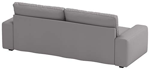 Custom Slipcover Replacement The KIVIK Sofa Bed Cover Replacement is Custom Made for IKEA Kivik Sleeper Slipcover Only. (L Gray Cotton) - Image 4