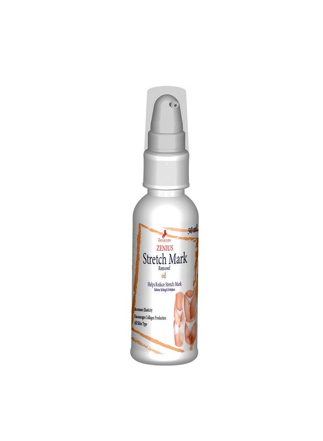 ZENIUS Stretch Mark Oil for pregnant ladies & new mothers, lightweight oil for stretch mark removal & prevention, smooth, silky & non greasy, Stretch Marks Removal Oil for Pregnancy, 50ml - Image 1