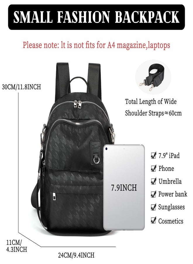 TINYAT Small Backpack Purse for Women Fashion Women Backpack Convertible Handbags Satchel Shoulder Bag for Travel - Image 3