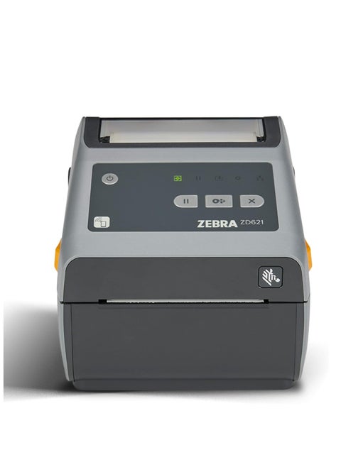 ZEBRA ZD621 طابعة سطح المكتب الحرارية المباشرة 300 نقطة في البوصة عرض الطباعة 4 بوصة USB إيثرنت تسلسلي ZD6A043-D01F00EZ
