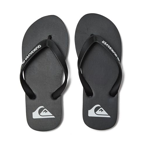 Quiksilver Boy's MOLOKAI YOUTH Sandal, BLACK/BLACK/WHITE, 2(33) M US Little Kid - Image 4