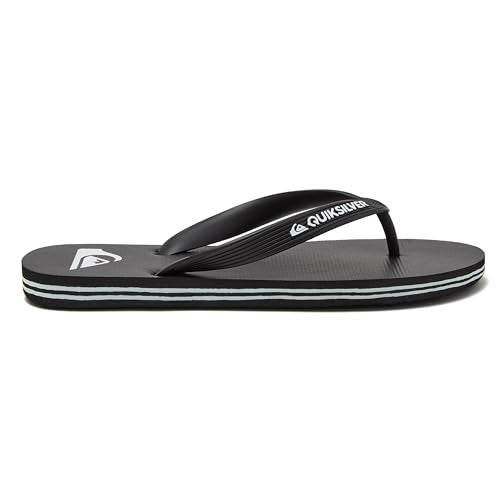 Quiksilver Boy's MOLOKAI YOUTH Sandal, BLACK/BLACK/WHITE, 2(33) M US Little Kid - Image 2