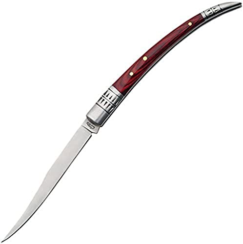 Rite Edge 5″ Spanish Folding Fruit Knife – Slim Pocket Knife with Stainless Steel Blade, Pakkawood Handle & Bolster for Peeling, Food Prep, Travel, and Everyday Carry (EDC) - Image 1
