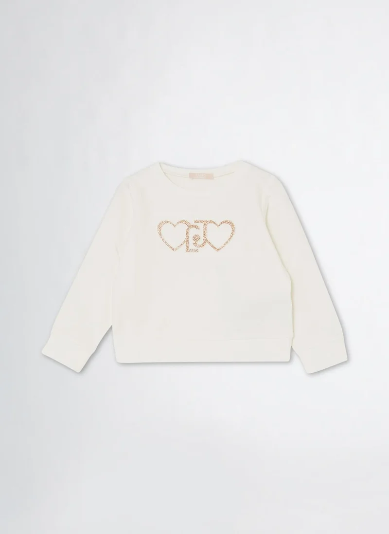 ليو جو Sweatshirt with Hearts