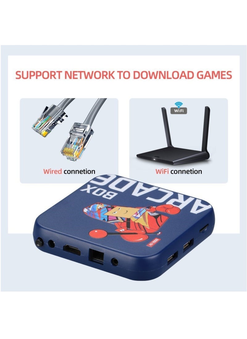 Generic - Arcade Box Game Console for PS1/DC/Naomi 64GB/128GB Classic Retro 33000+ Games Super Console 4K HD Display on TV Projector Monitor (128G) - Image 1
