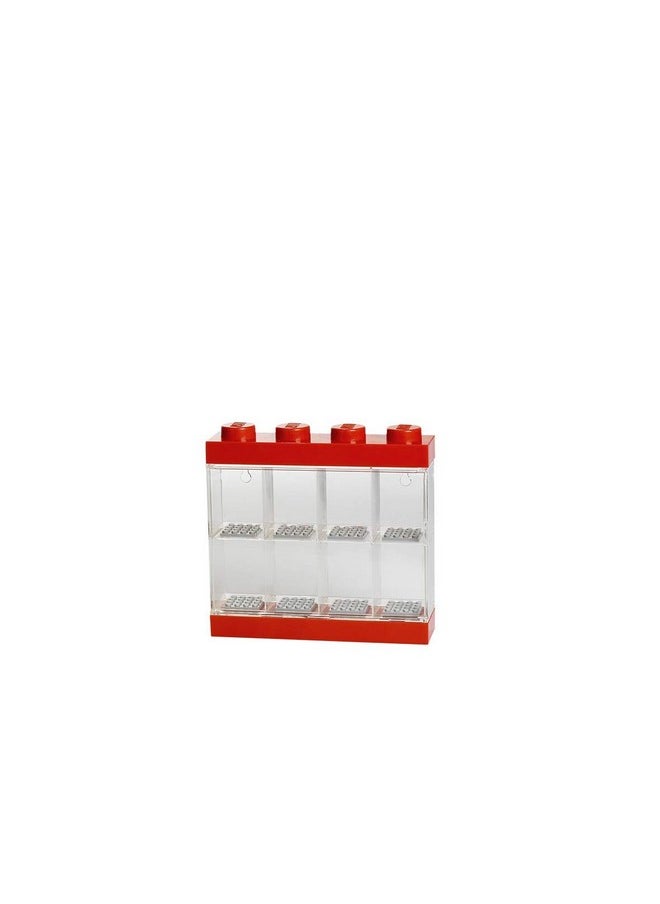 Room Copenhagen Room Copenhagen LEGO Minifigure Display Case, Stackable Storage Container for Collectible Figurines, 4 Stud, Bright Red  - Image 1