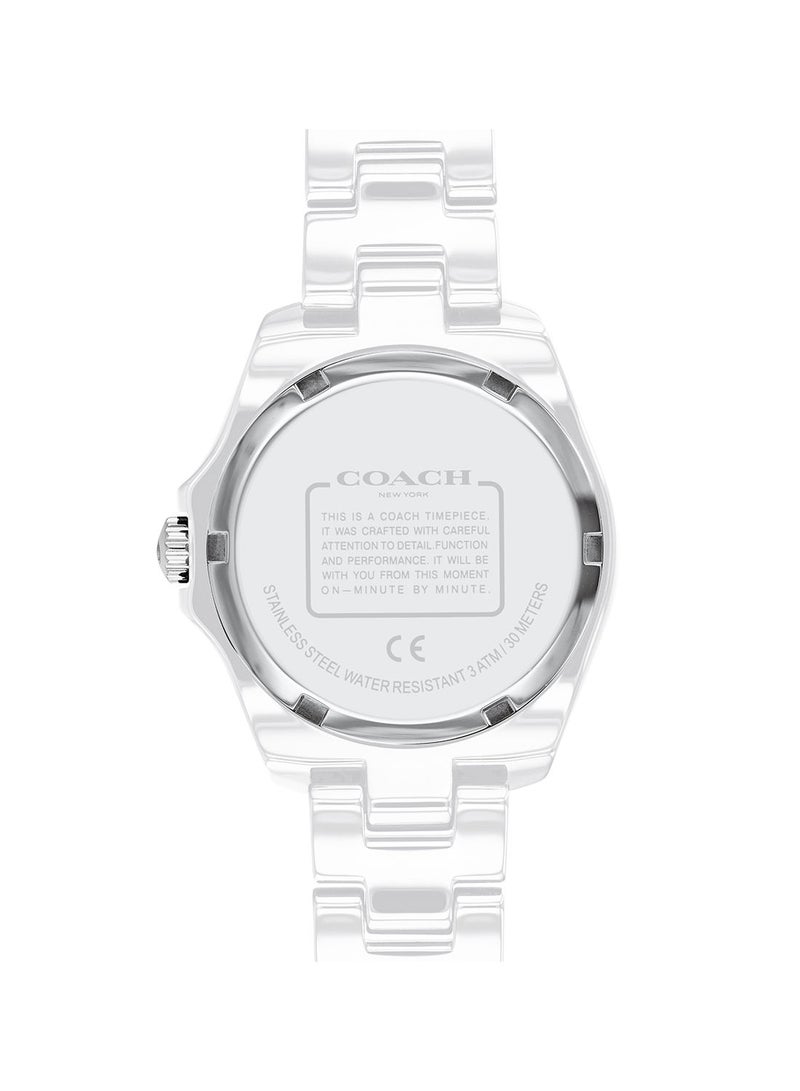 COACH Analog Round Wrist Watch With Ceramic 14503462 - Image 3