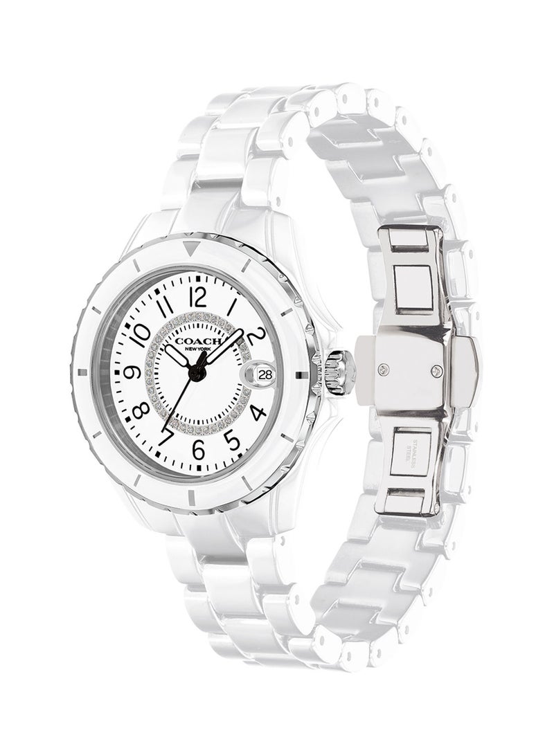 COACH Analog Round Wrist Watch With Ceramic 14503462 - Image 1