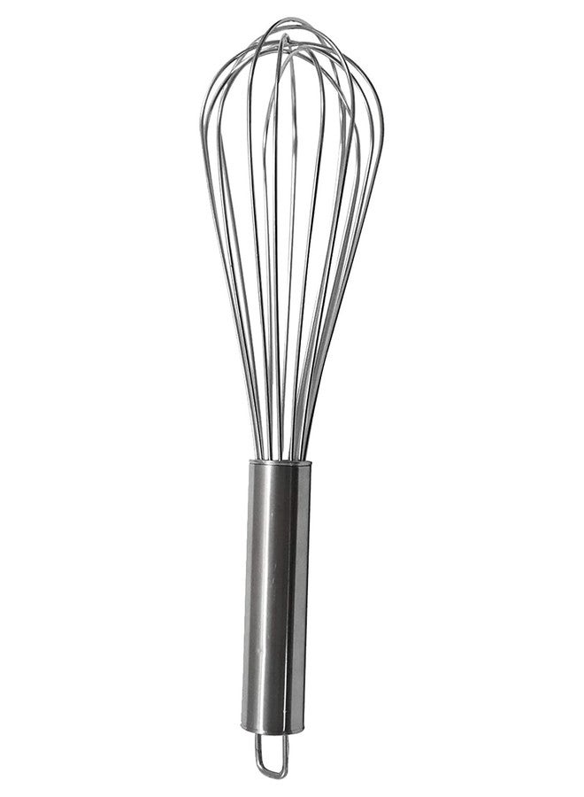 UPDESH Stainless Steel Balloon Shape Wire Whisk for Egg Beater Blending, Whisking Sauces, Gravy or Eggs, Beating and Stirring, Multipurpose Balloon Wire Whisk Utensil (PC-1) - Image 1